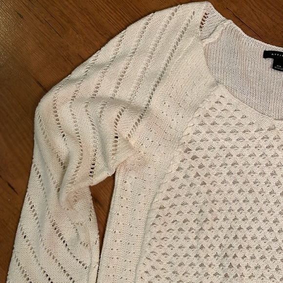 Attitude winter white knit sweater - Picture 3 of 7